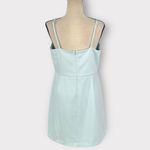 French Connection Mini Dress Women's 10 Blue Whisper Sleeveless Asymmetric Hem Photo 4