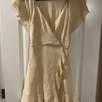 Lush Clothing Crème Wrap Dress Photo 1