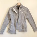 The North Face  Gray Fleece Full Zip Long Sleeves Jacket Small Photo 3