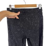 Alice + Olivia Black Textured Scroll Print Jacquard Dress Trousers Pants Size 6 Photo 12