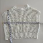 Madewell Open Stitch Sweater Tee Sz Medium 100% Cotton Photo 7