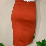CAbi #3099 Orange Turmeric Sweater Pencil Skirt Photo 7