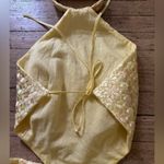 NWT Staud Backless Romper Yellow Size 2 Photo 10