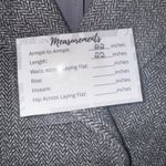 Free People  Heritage Cropped Blazer Herringbone Tweed‎ Double Breasted Size M Photo 7