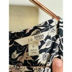 Joie  Black White Printed Silk Long Sleeve Hourglass Celyn Floral Dress Size 8 Photo 8