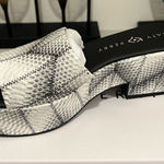 Katy Perry  Collections Women's Black and White Platform Sandals Size 9 Photo 0