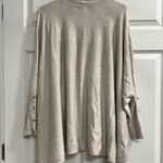 JM Collection  Beige Heather Core Turtleneck w/ Buttoned Sleeves - Large - NWT Photo 1
