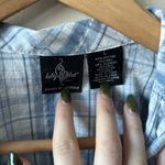 Baby Phat  Light Blue Plaid Shirt Photo 2