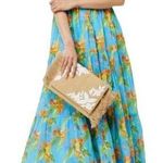 Roberta Roller Rabbit ROLLER RABBIT Dakota Maxi Dress Floral Caprice Blue Sleeveless Cotton Small NWT Photo 0