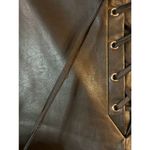 Mistress Rocks  Womens Black Baggy Vegan Faux Leather Trousers Size Large (5164) Photo 3