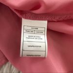 Coral Pink Lace Up Peplum Top Blouse Short Flutter Sleeve Flowy XS X Photo 10