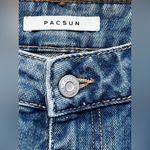 PacSun  Mom Jeans in party Blue NWT Photo 2