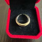 Elegant Gold Band Adjustable Ring Size 7 Photo 1