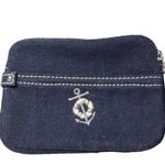 J.Crew  Navy Canvas Wallet/ Card Holder Photo 0