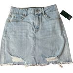 Wild Fable  Women's High-Rise Light Wash Denim Mini Skirt - Size 2 - NWT Photo 0