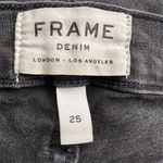frame denim Women's Le Skinny de Jeanne Triangle Hem Skinny Jeans Size 25 Black Photo 4