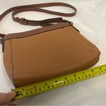 st. john's bay  Tote Shoulder Crossbody Bag Purse Brown Tan Zip Pocket Women Photo 8