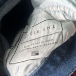 AYR  The Riser Skinny Jeans High Rise Stretchy Denim Raw Hem Neon Jupiter Photo 11