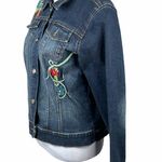 Harley Davidson Embroidered Jean Jacket, Blue, L Photo 4