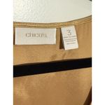 Chico's Gold Sleeveless Tank Top 2XL XXL Blouse Shirt Work Office Party Photo 2