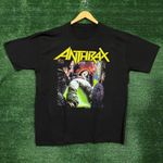Anthrax Spreading the Disease Thrash Metal Band T-Shirt Size Extra Large Photo 0