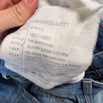Current/Elliott Current Elliott The Boyfriend Super Loved Destroyed Straight Leg Jeans Size 24 Photo 3