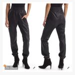 Commando  Faux Leather Smocked Waist Joggers Photo 1