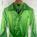 White Fox Boutique NEW White Fox On the Screen Mini Dress Size Small Lime Green Photo 8