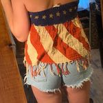 Hippie Laundry American Flag Strapless Top Photo 2