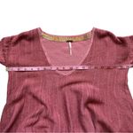 Free People Womens Sundae Pullover Sweater Flare Hem Sleeve Rose Pink XS Photo 9
