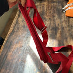 Baggallini  Women's red Single Zip Crossbody Bag travel Purse Front Pocket nylon Photo 4