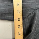 Talbots Grey Striped Classic Fitted Blazer Jacket Womens 4 Preppy Academia Work Photo 4