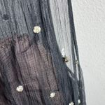 Vintage Art Deco Flapper Gatsy Sequin Jewel Black Silk Party Mini Flapper Dress Photo 4