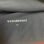 We Wore What  One Shoulder Bra Blue Red Sz Large $68 Retail Revolve Photo 2