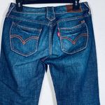 Levi's Women's Blue Copper Button Rivets Ankle Wide Leg Jeans Sz 27 Photo 12