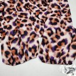 Zac and Rachel  Animal Print Blouse Lace Trim Collared Button Up Shirt Top XL Photo 9