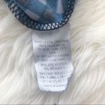 Leota Sleeveless Maternity Midi Dress Plaid Knit Tie Waist Blue Gray Small Photo 5