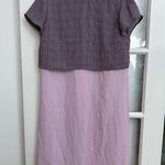 House Of Harlow 1960 x Revolve Purple Lilac Plaid Short Sleeve Dress Size S NWT Photo 0
