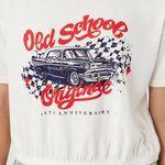 No Comment  car graphic short sleeve crop top Photo 1