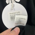 Princess Polly NWT  Black Blooming Graphic Cropped Tank Top Ribbed US 8 Small‎ XS Photo 5