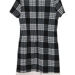 New York & Co. Preppy Black & White Plaid Dress Short Sleeves Small Photo 2