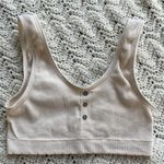 Lucky Brand  Nylon Rib Bra Ivory/Cream (Medium) Photo 0