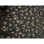 ZARA  floral print babydoll mini dress black tan floral print size medium Photo 13