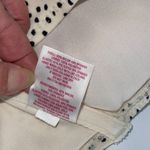 Xhilaration Womens Smocked Splatter Dot Bralette Bikini Top Cream Black Medium Photo 4