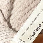 Free People One Medium Pink Waffle Knit Interlaken Waffle Knit Top Photo 4