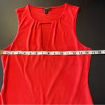 EXPRESS Keyhole Neckline Professional Salmon Orange Tank Top Women’s Size XS Photo 5