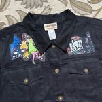 Jane Elissa Vintage Denim Jacket Black Jean Shacket New York City 1X Photo 4