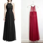 NWT Amsale Aliki Crimson Bridesmaid Dress Size 6 Photo 2