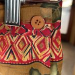 Chaus Vintage Long Wrap Floral Skirt Size 4 Tan Photo 5