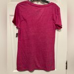 Disney  New Women’s Hot Pink Graphic Short Sleeve Shirt Photo 4
